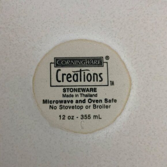 Corningware Creations Stoneware 12 oz Oval Au Gratin Baking Dish Casserole - Picture 6 of 6